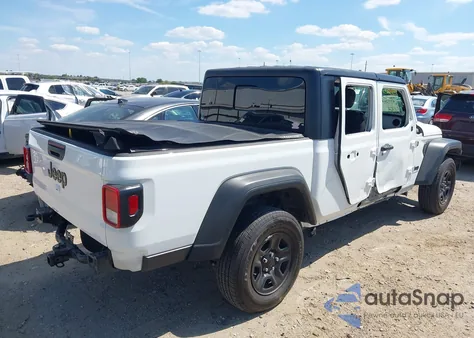 2024 Jeep Gladiator Sport z USA, uszkodzony, nr VIN 1C6HJTAG5RL133904